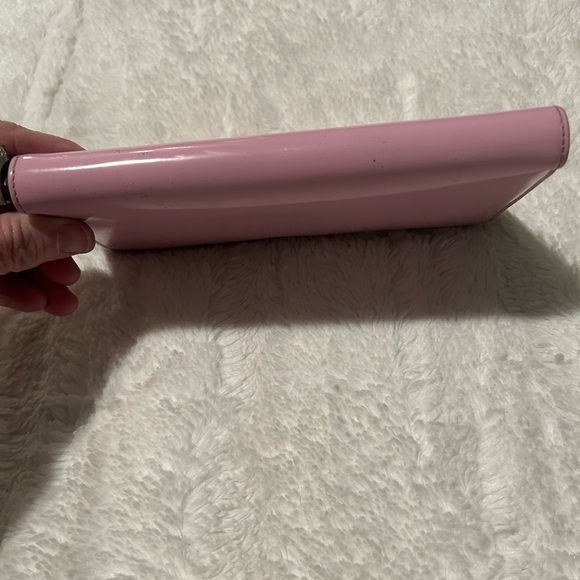 Celine Zip Around Leather Wallet in Pink - Picture 6 of 7